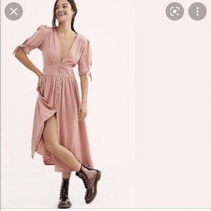 Free people love of my life (melon pink) dress 🌸🌺🌼
